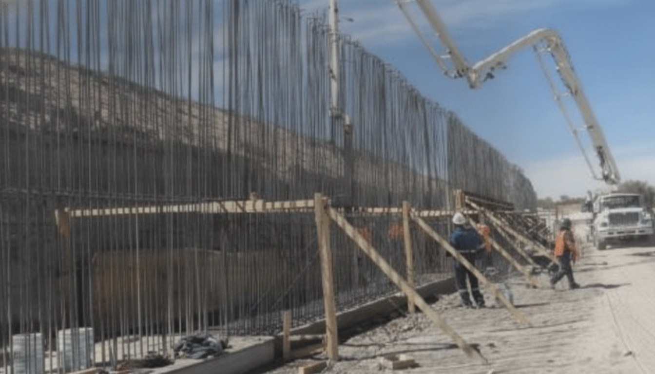 Construcción del Ladero El Tigre · Línea “A”